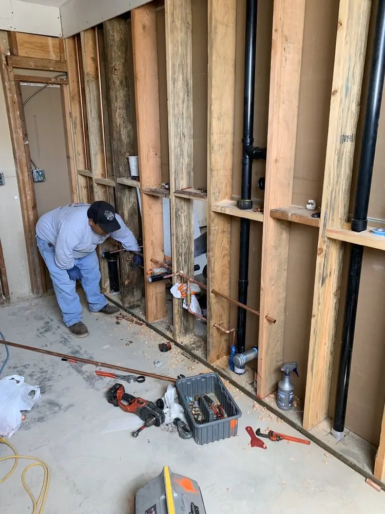 Commercial rough-in plumbing for Gas Line Repair in Mahan
